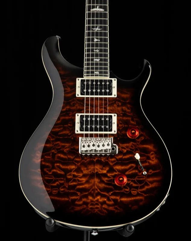 Flash Sale Paul Reed Smith SE Custom 24 Quilt Black Gold Burst