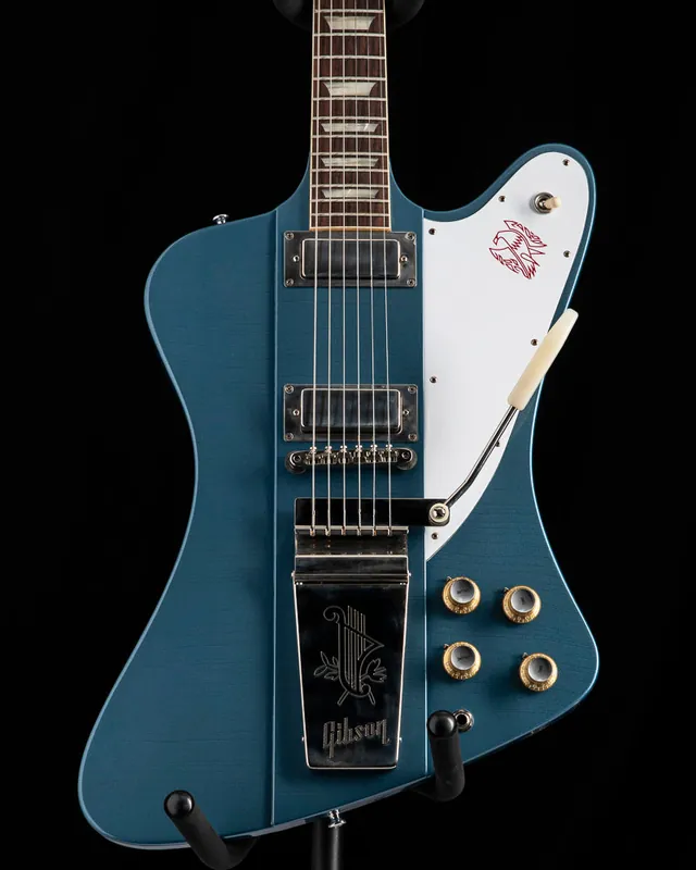Seasonal Sale Used Gibson Custom Murphy Lab 1963 Firebird V Pelham Blue Ultra Light