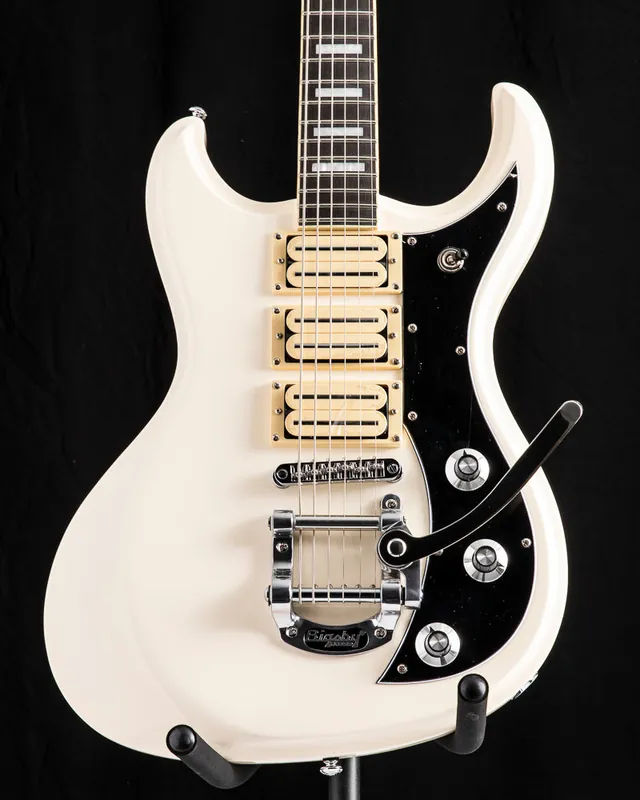 Wholesale Dunable DE Gnarwhal Baritone White Bigsby