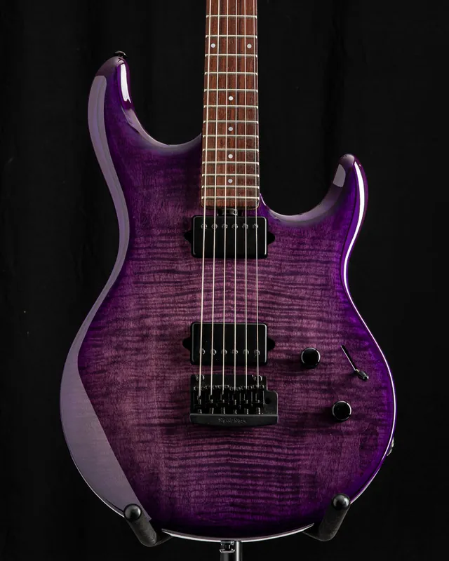 Used Ernie Ball Music Man Ball BFR Luke III HH Boysenberry Flame Free Delivery