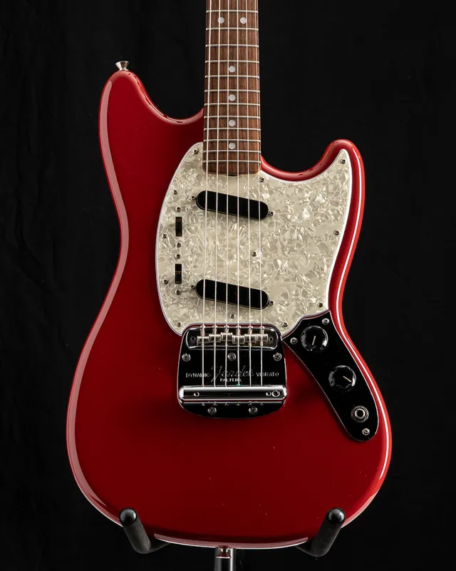 Used Fender MG-69 Mustang Fiesta Red Price Cut