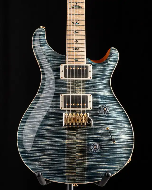 Deal Used Paul Reed Smith Wood Library Custom 24 Faded Blue Jean