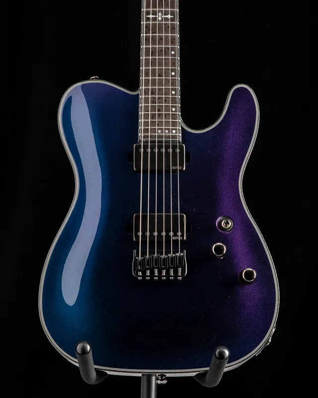 Flash Sale Used Schecter Diamond Series Hellraiser Hybrid PT Ultra Violet