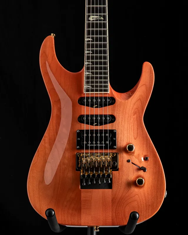Used 1989 Kramer Sustainer Hot Pink Guitar | Electric Rock Guitar Free Delivery