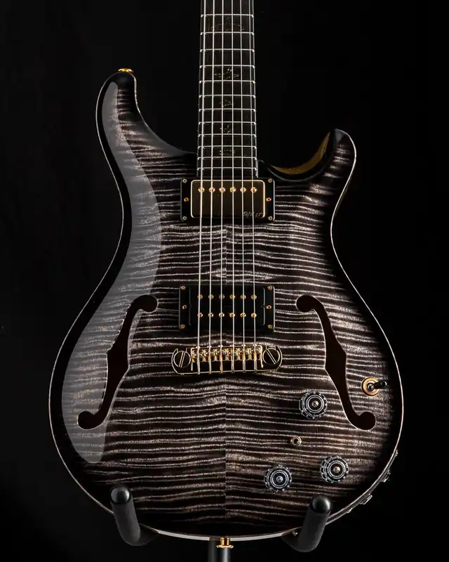 High Quality Paul Reed Smith Private Stock Hollowbody II Piezo Charcoal Smokeburst