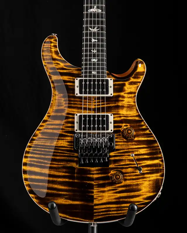 Paul Reed Smith Custom 24 Floyd Yellow Tiger Free Shipping