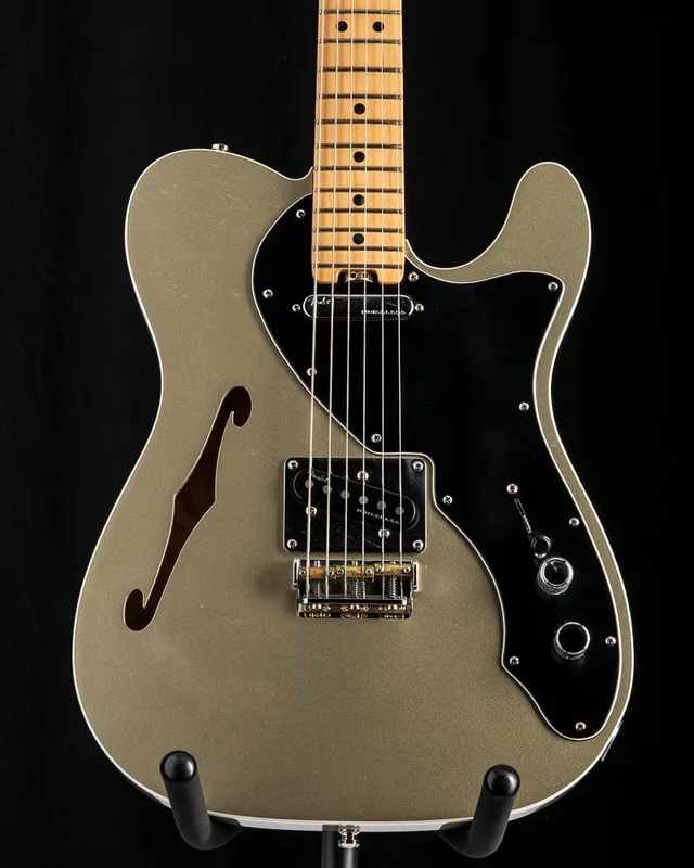 Worldwide Shipping Used Fender American Elite Telecaster Thinline Champagne
