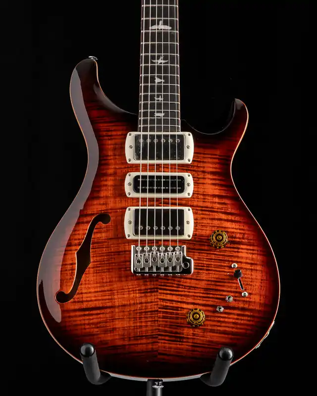 Money Back Guarantee Paul Reed Smith SE Special Semi-Hollow Orange Tiger Smokeburst