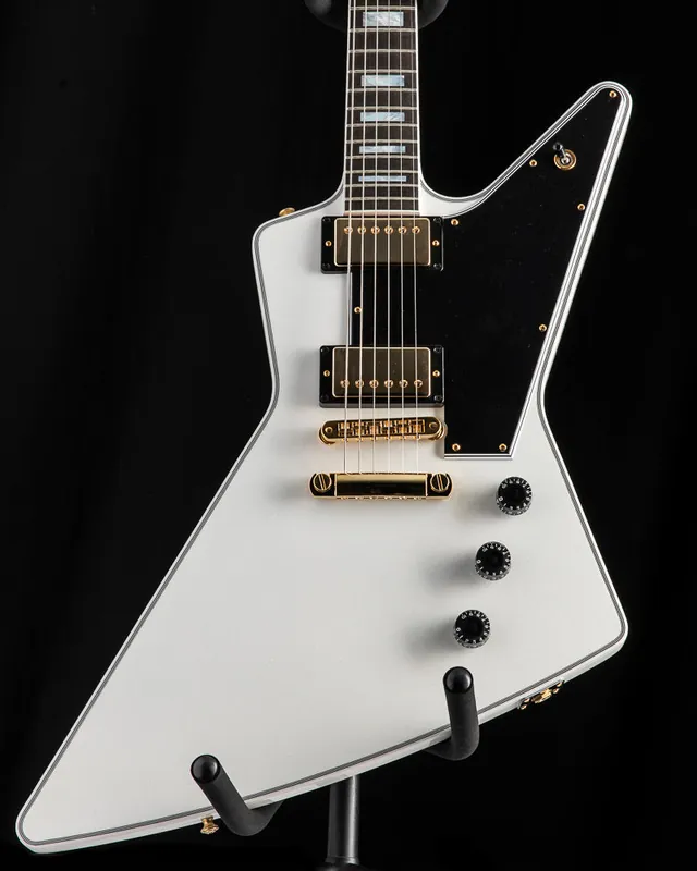 Gibson Custom Explorer Custom Alpine White Sparkle Best Choice
