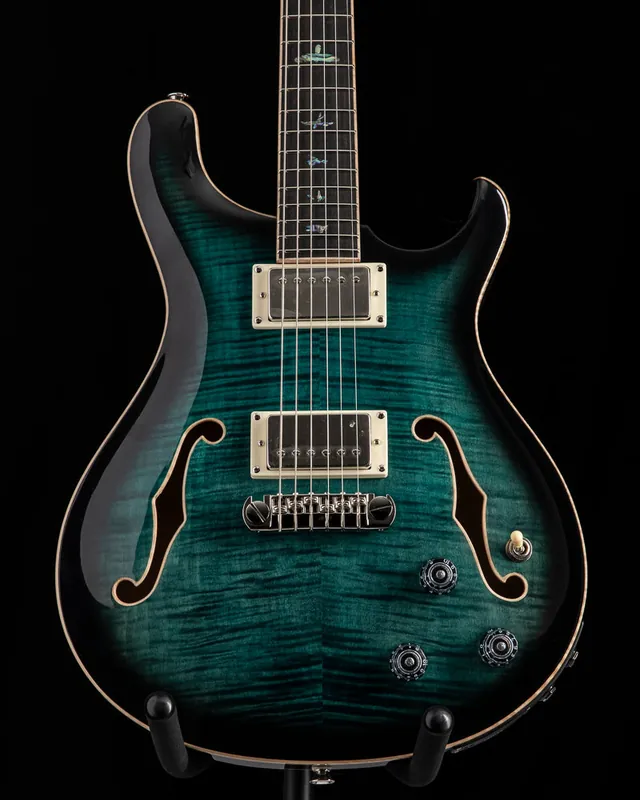 Order Now Paul Reed Smith SE Hollowbody II Piezo Peacock Blue Burst