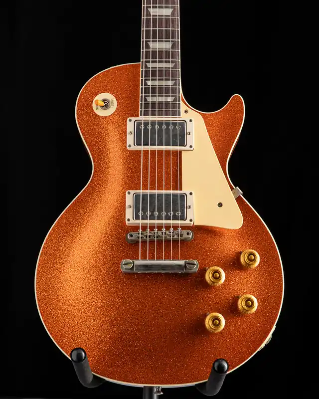 Gibson Custom Murphy Lab 1957 Reissue Les Paul Standard Orange Sparkle Trusted Brand