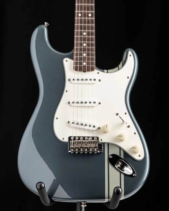 Sale Used Fender John Mayer Stratocaster Charcoal Frost Metallic