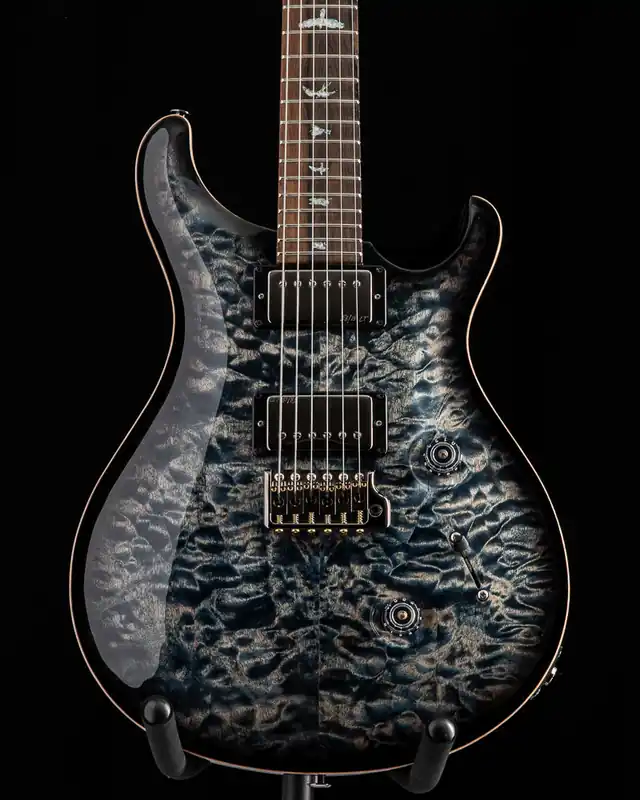 Paul Reed Smith Wood Library Custom 24 Fatback Faded Whale Blue Smokeb Exclusive