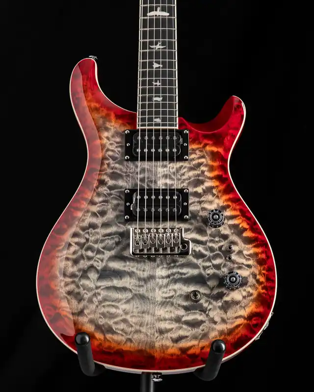 Place Order Paul Reed Smith SE Custom 24-08 Quilt Charcoal Cherry Burst
