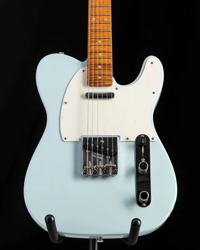 Hot Deal Used Fender Custom Shop '60 Tele NOS Faded Sonic Blue
