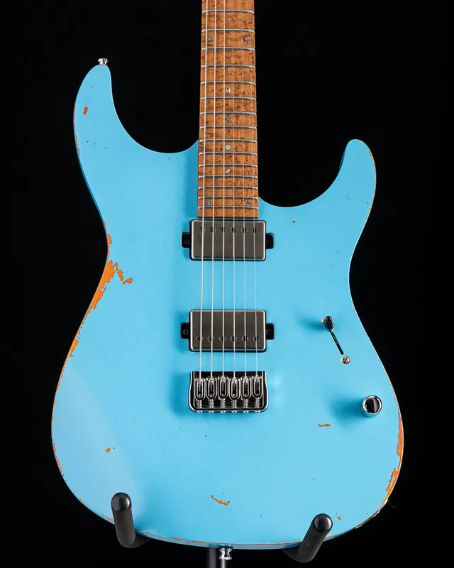 Used Mayones Aquila 6 Aged Monolith Daphne Blue Limited Edition