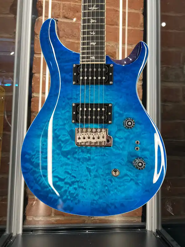 Grab Now Paul Reed Smith SE Custom 24-08 Quilt Top Lake Blue