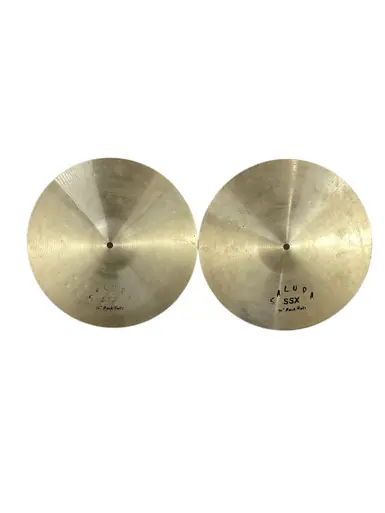 Used Saluda SSX 14 ROCK HATS Hi Hat Cymbals 14" Best Choice