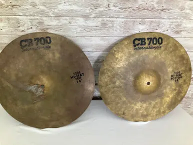 Must Have Used CB700 14 5584 INTER HI HATS Hi Hat Cymbals 14"