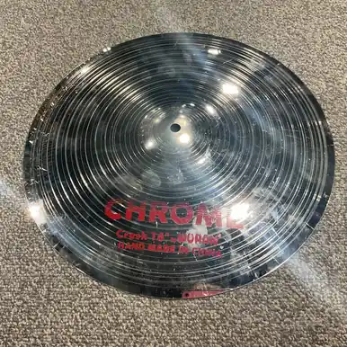 One Day Deal Used WUHAN CHROME 16 INCH CRASH CYMBAL