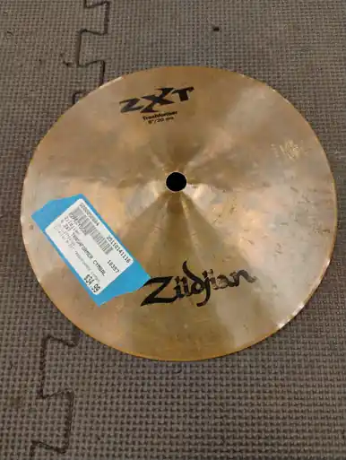 Worldwide Shipping Used Zildjian 8 ZXT TRASHFORMER CYMBAL Effects Cymbal 8"