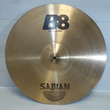 Top Rated Used Sabian 20 IN B8 RIDE Cymbal 20"