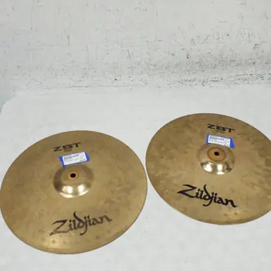 Order Now Used Zildjian ZBT 14 INCH HI HAT PAIR Hi Hat Cymbals 14"