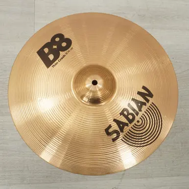 Used Sabian 16" B8 Thin Crash Cymbal Fan Favorite