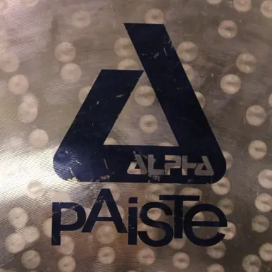 Special Discount Used Paiste 20 ALPHA ROCK RIDE Ride Cymbal 20"