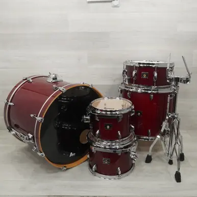 Used Tama Superstar Classic Maple Drum Shell Kit Red Trending