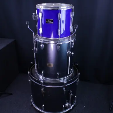 Used Pearl 3PC EXPORT MISMATCH Drum Shell Kit Silver/Gray Final Sale