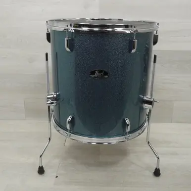 Used Pearl 16x16 Roadshow Floor Tom Blue Direct From Factory