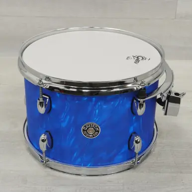 Exclusive Offer Used Gretsch 12x8 Catalina Club Rack Tom Blue Satin Flame