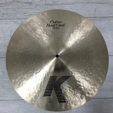 Used Zildjian K CUSTOM DARK CRASH 18 INCH 1386 G Crash Cymbal 18" Budget