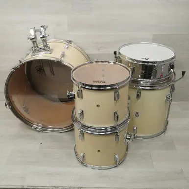 Used Percussion Plus 5pc Drum Shell Kit White Best Price
