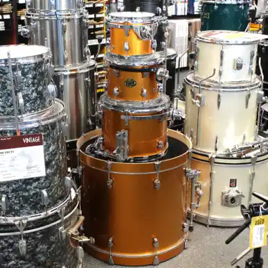 Exclusive Offer Used Ludwig ELEMENT 4PC Drum Shell Kit Orange