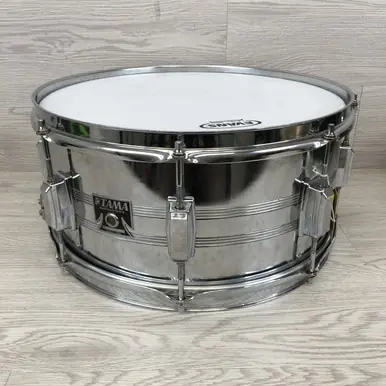Hot Deal Used Tama SWINGSTAR 14X6 MIJ 80S SNARE Vintage Metal Snare Drum 14"