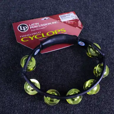 Used Latin Percussion - LP HAND HELD CYCLOPS TAMBOURINE Hand Percussion Sale