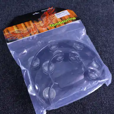 Used NYP HALF MOON TAMBOURINE NOS Hand Percussion Get Yours