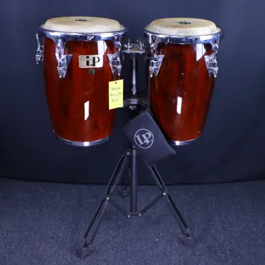 Flash Sale Used Latin Percussion - LP JUNIOR WOOD CONGA SET W/STAND Conga