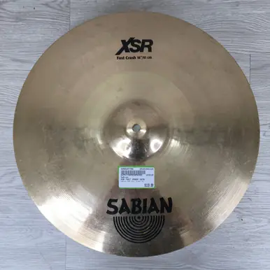 Used Sabian XSR FAST CRASH 16IN Crash Cymbal 16" Popular