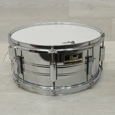 Used Pearl 14x6.5 Export Series Metal Snare Drum Money Back Guarantee