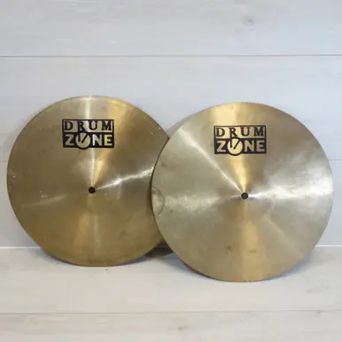 Free Shipping Used DRUM ZONE 14 IN HH Cymbal 14"