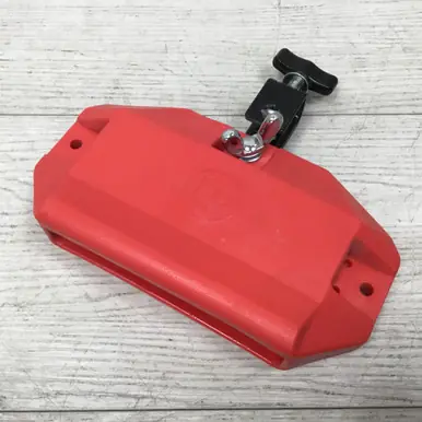 Used Latin Percussion - LP JAM BLOCK RED World Percussion Instrument Today Only
