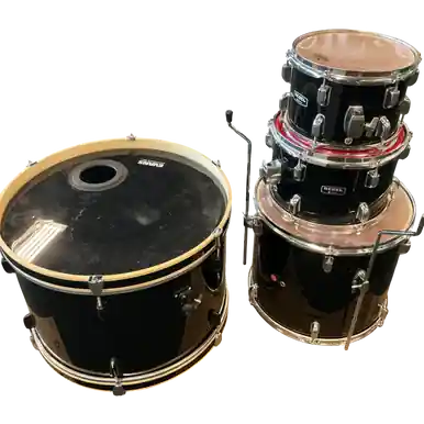 Low Price Used Mapex 4PC REBEL Drum Shell Kit Black