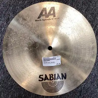 Used Sabian 12 AA ROCK SPLASH Splash Cymbal 12" Modern