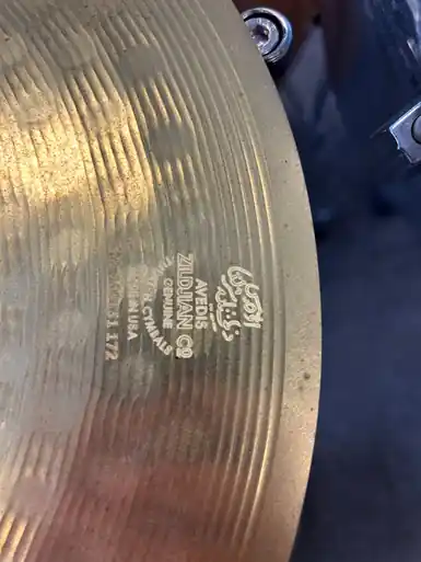 Used Zildjian 14 INCH PLANET Z Hi Hat Cymbals 14" Genuine