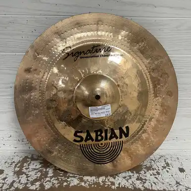 Used Sabian 17IN CARMINE APPICE DEVASTATION CHINESE China Cymbal Other Express Delivery