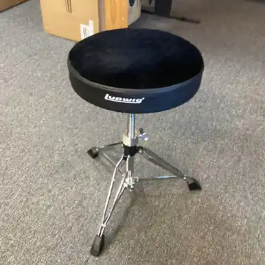 Used Ludwig L348T ROUND THRONE Drum Throne Today Only