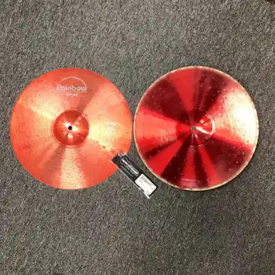 Fast Shipping Used Vader RAINBOW Hi Hat Cymbals 14"